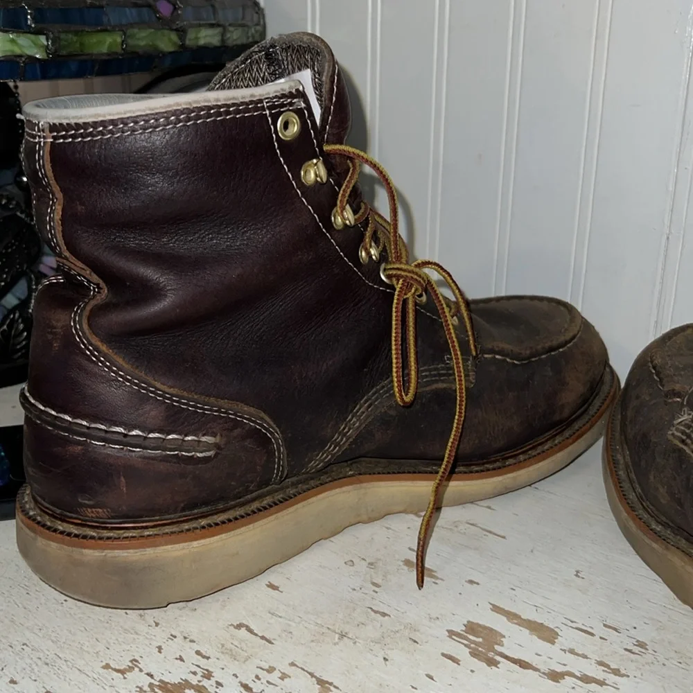 Thorogood ASTM Men's Brown Leather Boots Size 9
